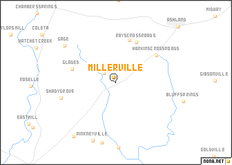 map of Millerville