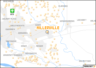 map of Millerville