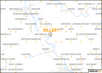 map of Millery