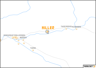 map of Miller