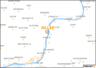 map of Miller