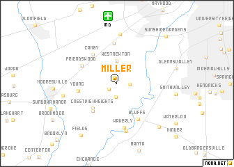 map of Miller