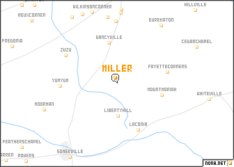 map of Miller