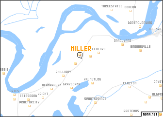 map of Miller