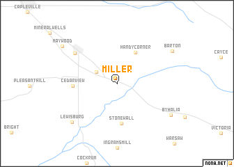 map of Miller