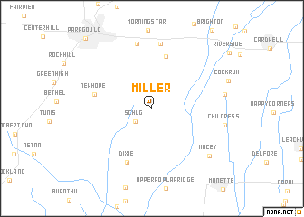 map of Miller