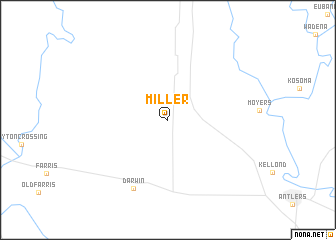 map of Miller