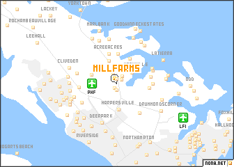 map of Mill Farms
