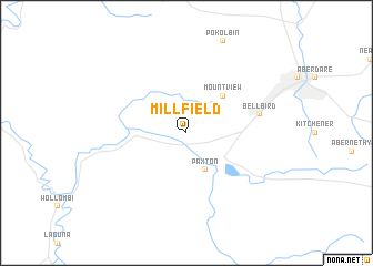 map of Millfield