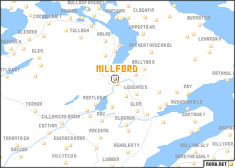 map of Millford