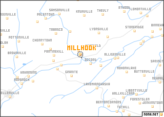 map of Mill Hook