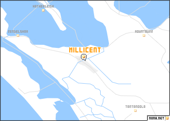 map of Millicent