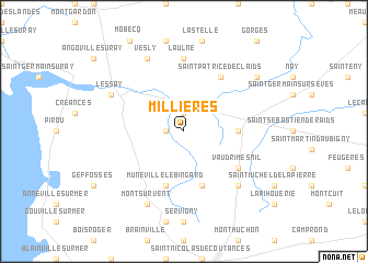 map of Millières