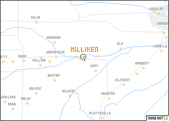 map of Milliken