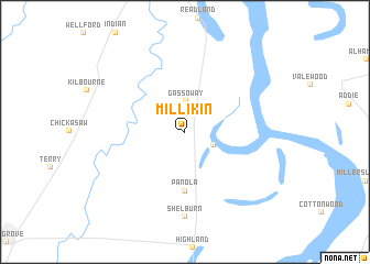 map of Millikin