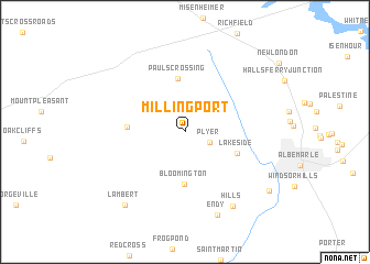 map of Millingport