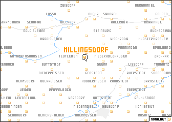 map of Millingsdorf