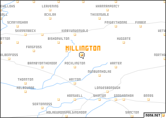 map of Millington