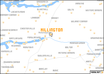 map of Millington