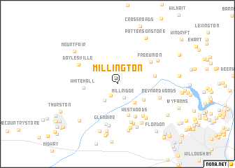 map of Millington