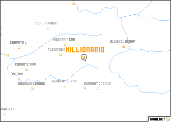 map of Millionario