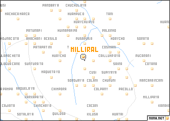 map of Milliral