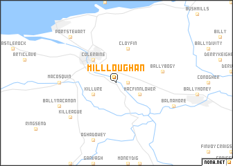 map of Mill Loughan