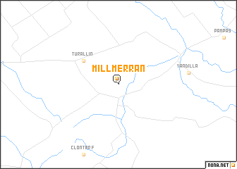 map of Millmerran