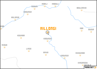 map of Millongi