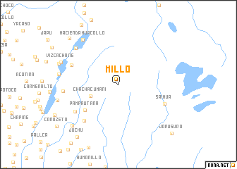 map of Millo