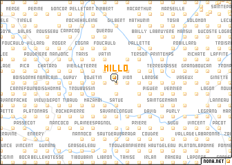 map of Millo