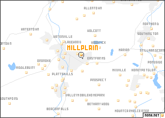 map of Mill Plain