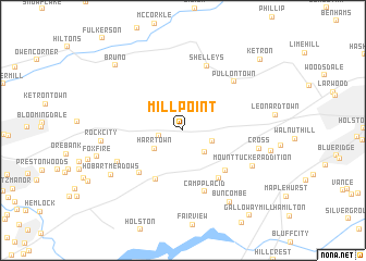 map of Mill Point