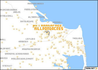 map of Mill Pond Acres