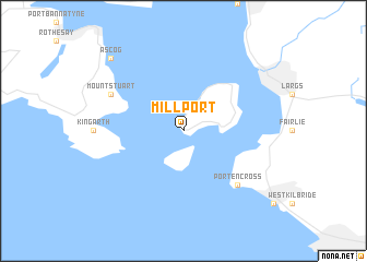 map of Millport