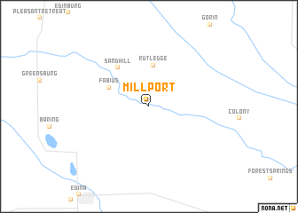 map of Millport