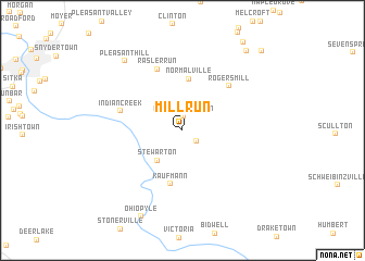 map of Mill Run