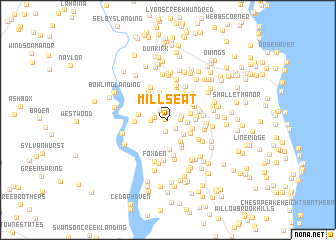 map of Mill Seat