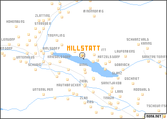 map of Millstatt