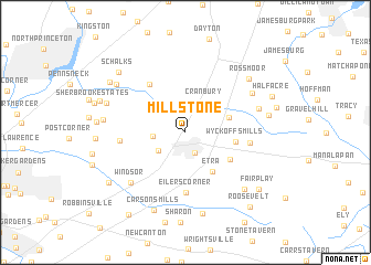 map of Millstone