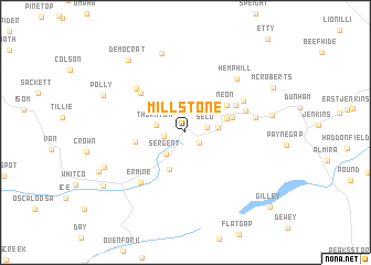 map of Millstone