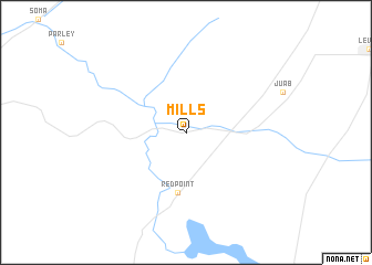 map of Mills