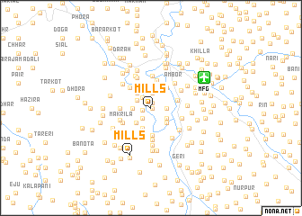 map of Mills