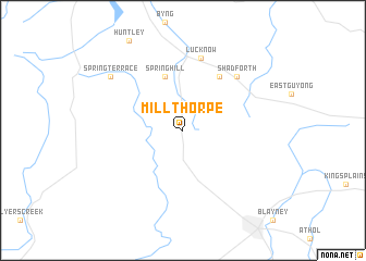 map of Millthorpe