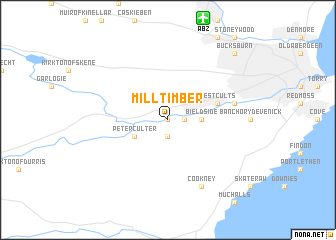 map of Milltimber