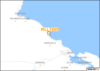 map of Milltown