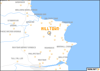 map of Milltown