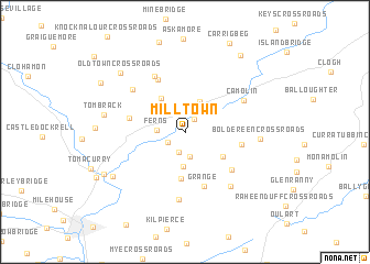 map of Milltown