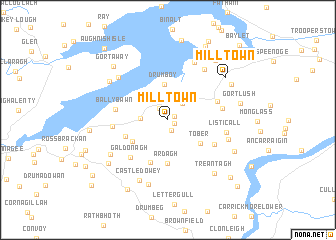 map of Mill Town