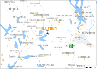 map of Milltown